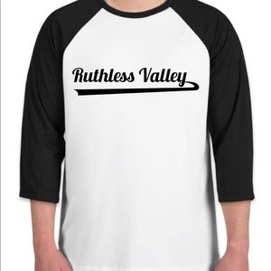 Ruthless Valley Baseball Tee